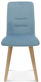 FAMEG Cleo - A-1604 - jedálenská stolička Farba dreva: dub premium, Čalúnenie: koža L1