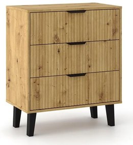 Komoda Sacar 2 (dub artisan). Akcia -21%. Vlastná spoľahlivá doprava až k Vám domov. 1132775