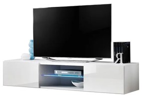 TV stolík/skrinka Ferryhill 25 WW FY 33 (biela matná + biely lesk). Akcia -21%. Vlastná spoľahlivá doprava až k Vám domov. 764930