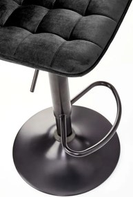 Barová stolička Hertha (čierna). Vlastná spoľahlivá doprava až k Vám domov. 1039569