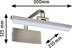 Paulmann 95568 - LED/6W Nástenné svietidlo na obrazy RENAN 230V 30 cm mosadz