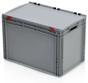 Plastová prepravka s vekom 600x400x435 mm