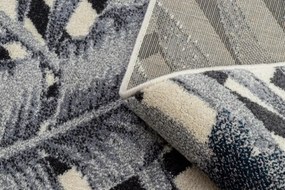 Koberec HEOS 78540 krém / nebeský LÍSTIE DŽUNGĽA
