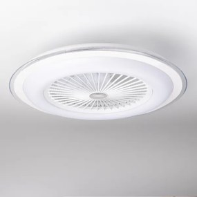 Brilagi - LED Stmievateľné svietidlo s ventilátorom RONDA LED/48W/230V biela + DO