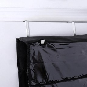 Závesný organizér obuvi- 160x55x16 cm - čierna