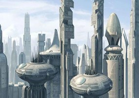 MANUFACTURER -  Fototapeta  Star Wars - City Coruscant 2