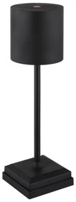 Globo 58487B - LED stmievateľná dotyková nabíjacia stolná lampa DIXON 1,5W/5V 2200 mAh čierna