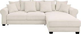 XXXLutz ROHOVÁ SEDAČKA, textil, krémová MID.YOU - Sedačky - 002220047326