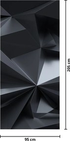 Fototapeta na dvere - Geometrická abstrakcia (95x205cm)
