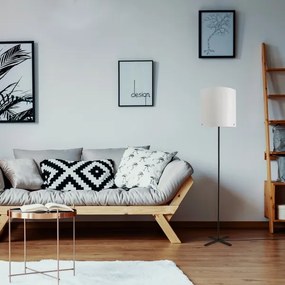 Rabalux 74011 - Stojacia lampa IZANDER 1xE27/40W/230V biela/čierna