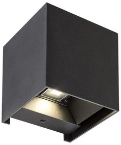 Rabalux 7396 - Vonkajšie nástenné svietidlo SOLIN 1xG9/42W/230V IP54 čierna