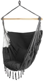 Brazilské závěsné křeslo BAHIO grafitově šedé