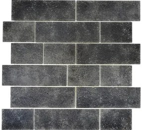 Sklenená mozaika LOFT 49LF 30x30 cm čierna