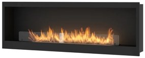 InFire - Vstavaný BIO krb 150x50 cm 4,2kW čierna