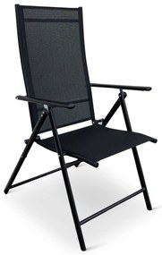 Záhradný jedálenský set Viking L + 4x kovová stolička Pia