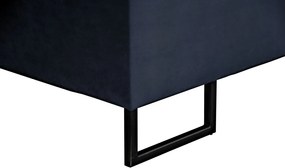 Posteľ Amy 180x200 cm, tmavo modrá látka