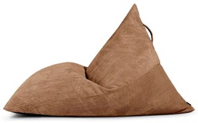 Hnedý menčestrový sedací vak Razzmatazz – SLOWDOWN