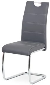 Jedálenská stolička Autronic 43x98 cm sivá ekokoža HC-481 GREY
