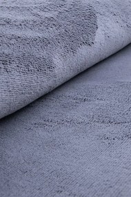 Protišmykový koberec PLUSH tmavosivý