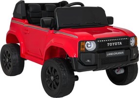 Elektrické autíčko Toyota Land Cruiser PRADO červené