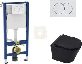 Závesný WC set SAT Infinitio do ľahkých stien / predstenová SIKOGESINFBLD01