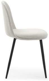 Béžové jedálenské stoličky v súprave 4 ks Malila – Marckeric