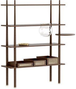 Hnedý komponent - doplnok v dekore duba 35x18 cm Stories – UMAGE