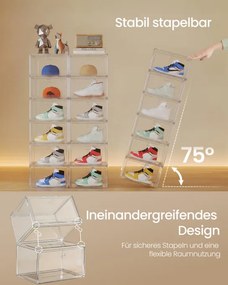 Úložné boxy na topánky LSP706WH0 (6 ks)