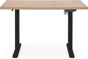 Výškovo nastaviteľný stôl B54 120 cm dub artisan/čierny