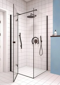 Deante Vital príslušenstvo, nástenné kovové madlo v tvare podkovy, čierna, DEA-NIV_B41G