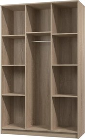 Šatníková skriňa ORVILLE 2 - dub sonoma/biela