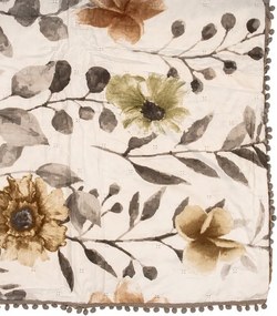 Prikrývka na posteľ a 2x obliečka na vankúš Flower Bulb - 230*250 cm / 50*70 cm