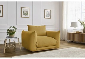 Žlté kreslo Ernest – Bobochic Paris