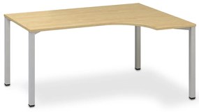 Ergonomický stôl ProOffice B 180 x 120/80 cm, pravý, divoká hruška