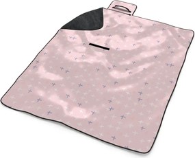 Sablio Plážová deka Farebné krížiky: 200x140 cm