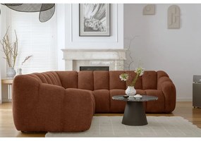 Terakotová rohová pohovka Shell – Miuform