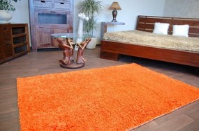 Kusový koberec SHAGGY Izebelie 5cm oranžový