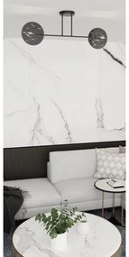 Luster na tyči FRICK 2xE27/15W/230V čierna