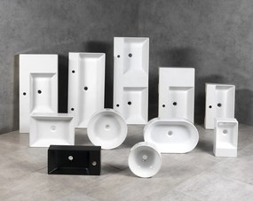 GSI GSI, KUBE X keramické umývadlo na dosku, priemer 32cm, biela ExtraGlaze, 943511