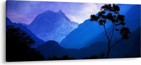 Obraz - Nočné nebo v Nepále (120x50 cm)