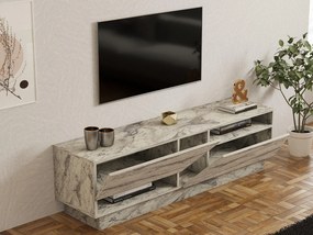 TV stolík/skrinka Kos (mramor frézia) . Vlastná spoľahlivá doprava až k Vám domov. 1102231
