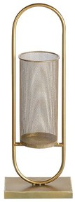 Kovový svietnik 53 cm zlatý BOHOL Beliani