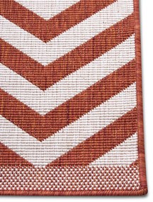 NORTHRUGS - Hanse Home koberce Kusový koberec Twin Supreme 105470 Palma Cayenne – na von aj na doma - 80x250 cm