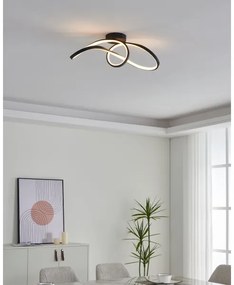 Eglo 901158-LED RGBW Stmievateľné stropné svietidlo CALAROSSA-Z LED/22W/230V čierna