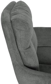 Jedálenská stolička Vilas - látka - Sivá