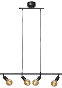 Cottex T1924SV - Závesný luster ARC na lanku 4xE27/60W/230V