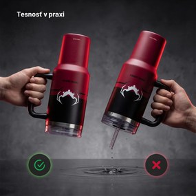Termohrnček s rukoväťou červený Diablo Bloody Mary