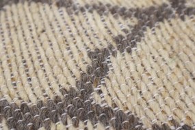 Mujkoberec Original, Ručne tkaný voňavý kusový koberec Vetiver 03, 120x170, béžová, exteriér