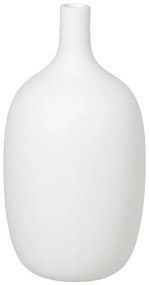 Biela keramická váza Blomus, výška 21 cm