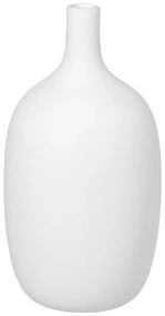 Biela keramická váza Blomus, výška 21 cm